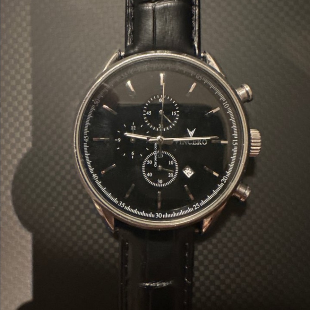 Vincero Black Chrono S